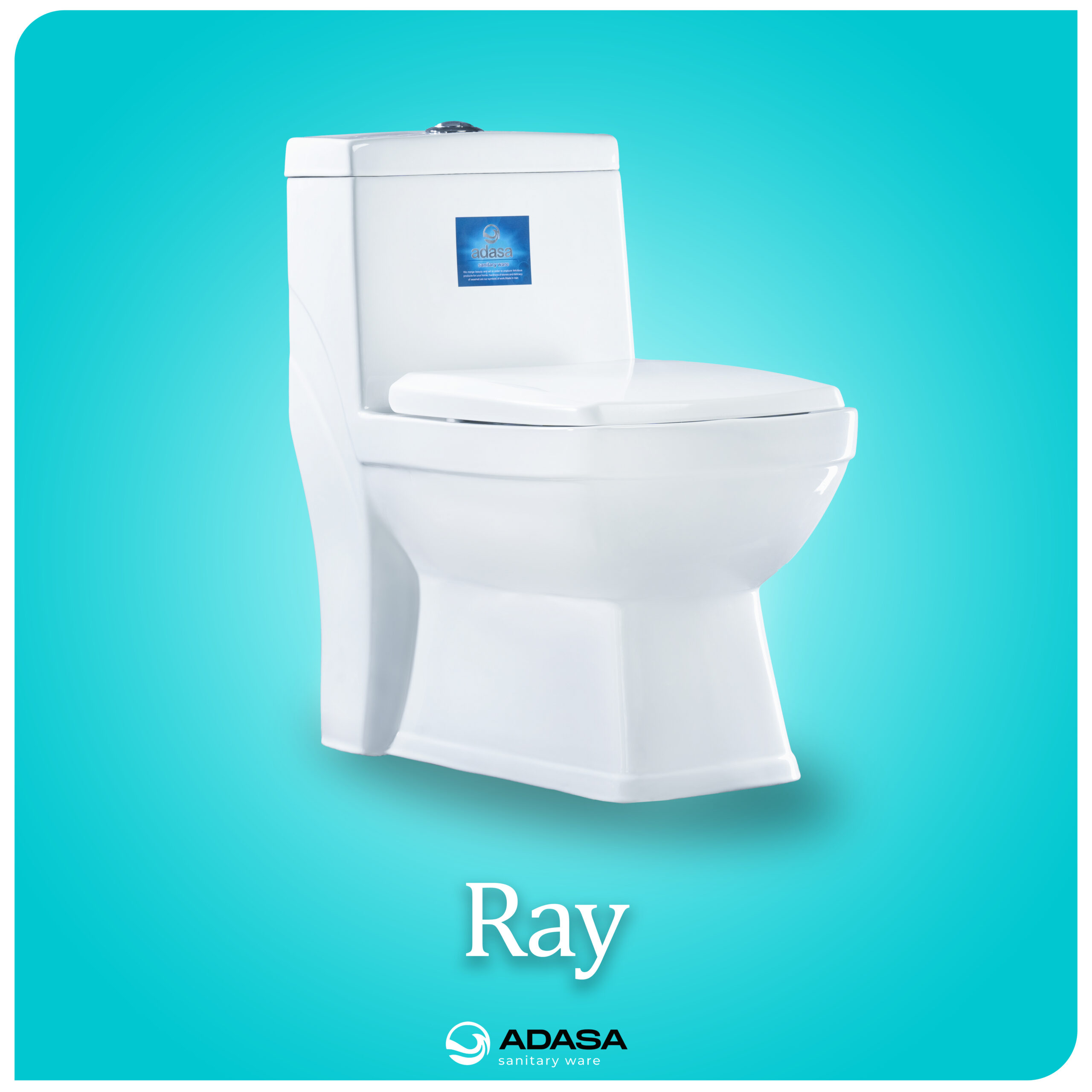 توالت فرنگی مدل Ray برند Adasa