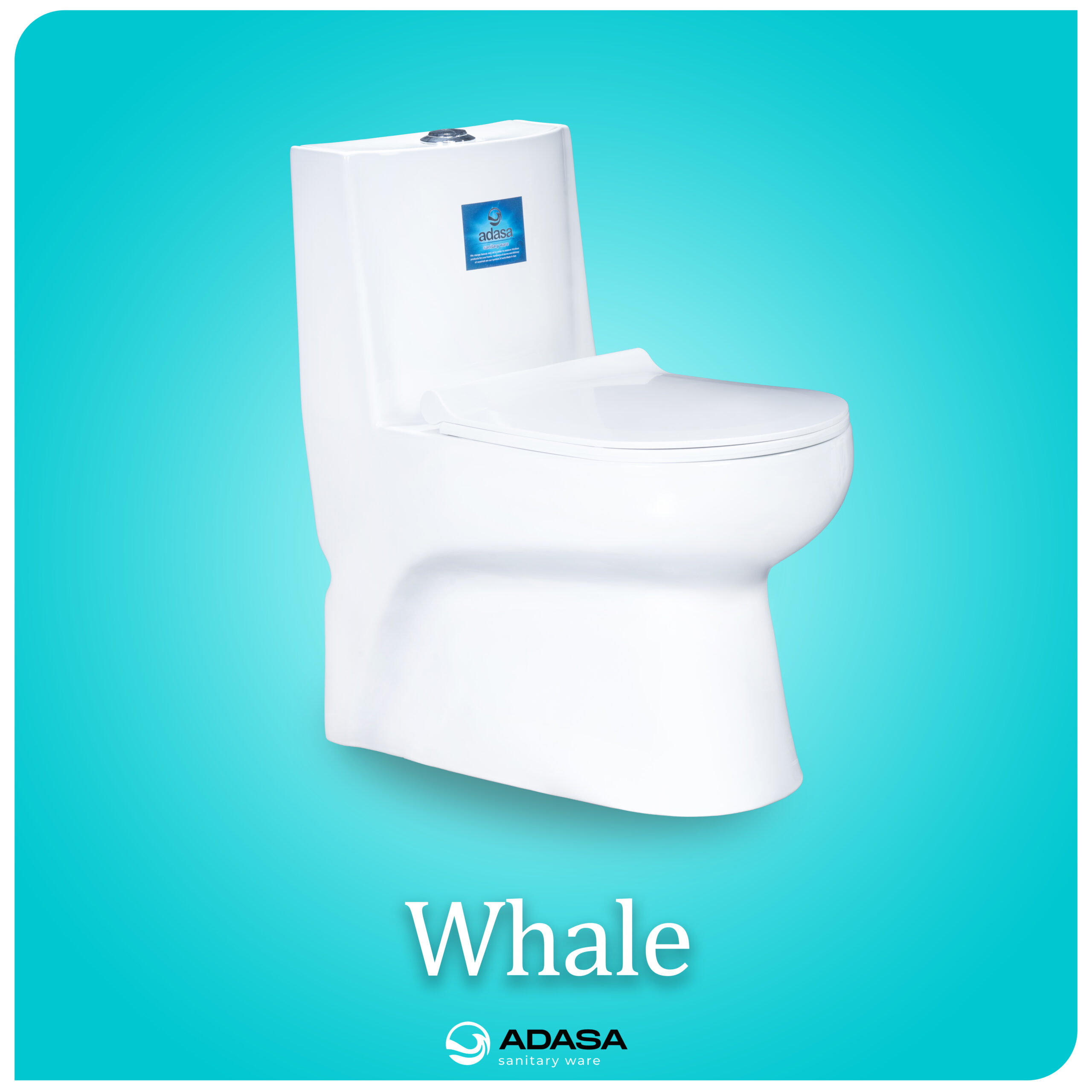 توالت فرنگی مدل whale برند Adasa